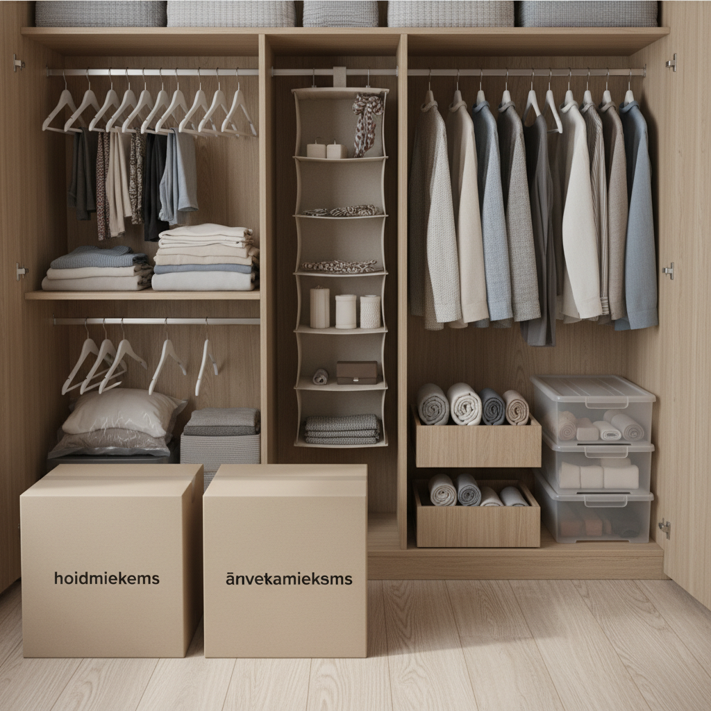 Lihtsad riidekapi korrastamise nipid, mis aitavad sul ruumi juurde võita