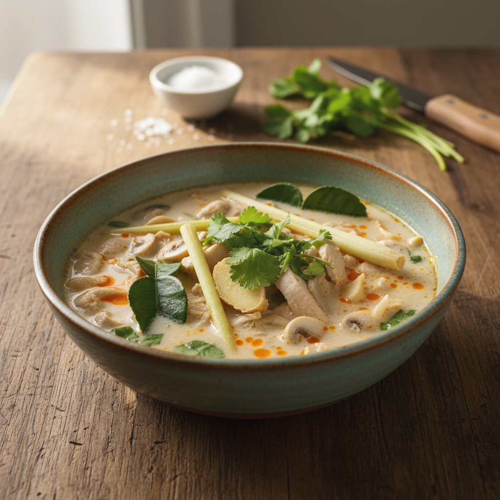 Autentne tom kha retsept: valmista kodus Tai klassikut