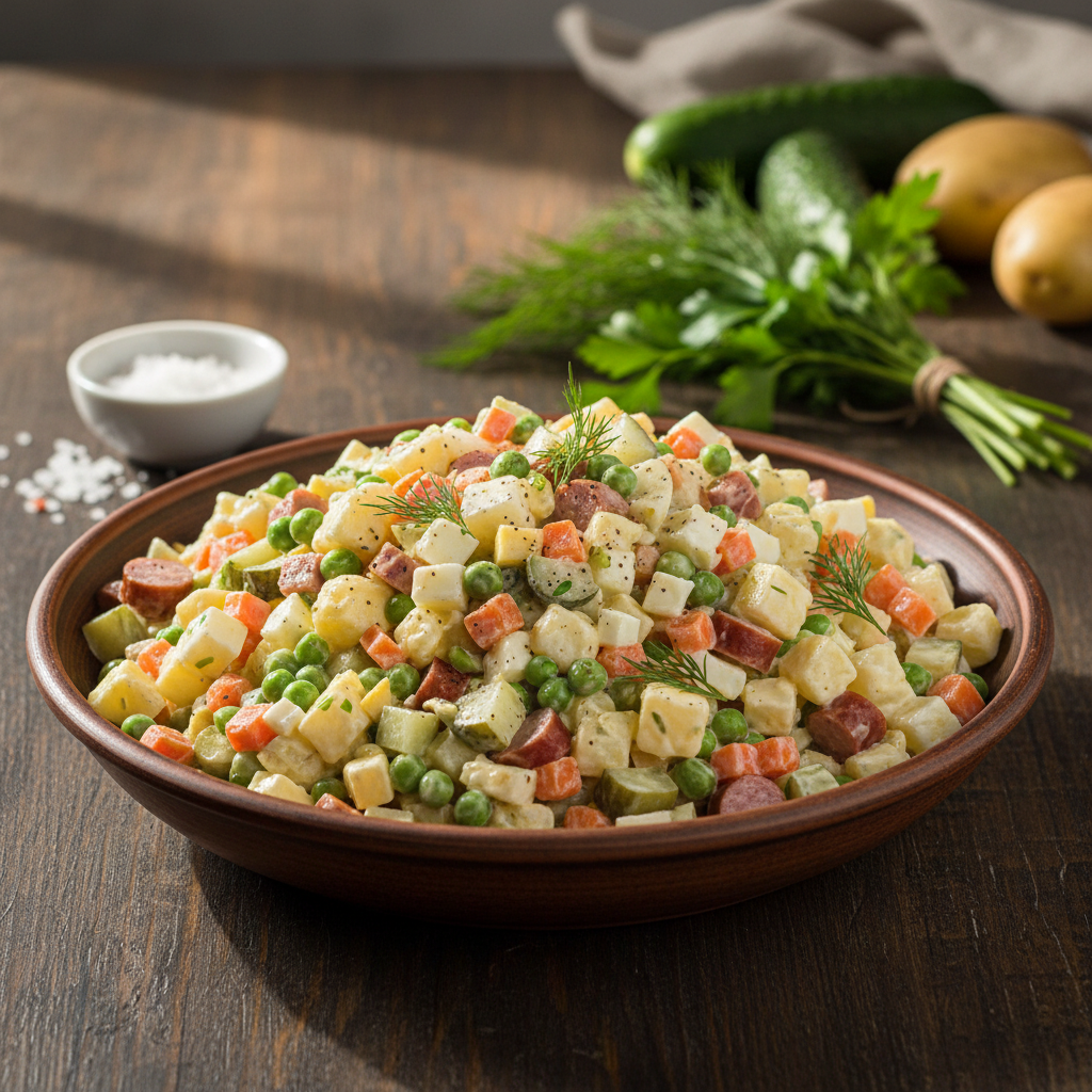 Klassikaline kartulisalat: lihtne retsept lapsepõlvest