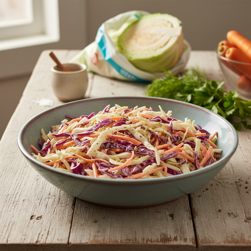Kodune coleslaw: retsept, mis maitseb parem kui restoranis