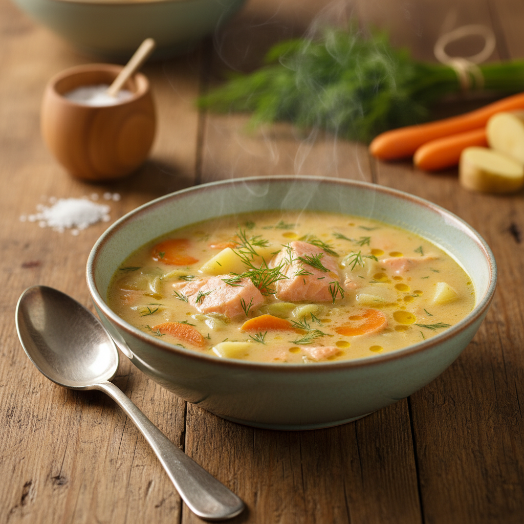 Koorene lõhesupp: imelihtne retsept, mis valmib kiiresti