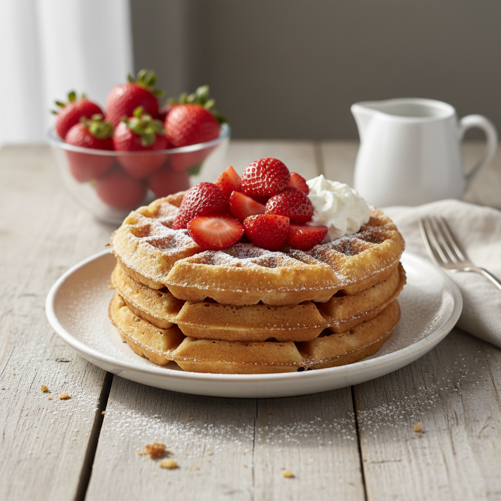 Krõbedad Belgia vahvlid: parim retsept nädalavahetuseks