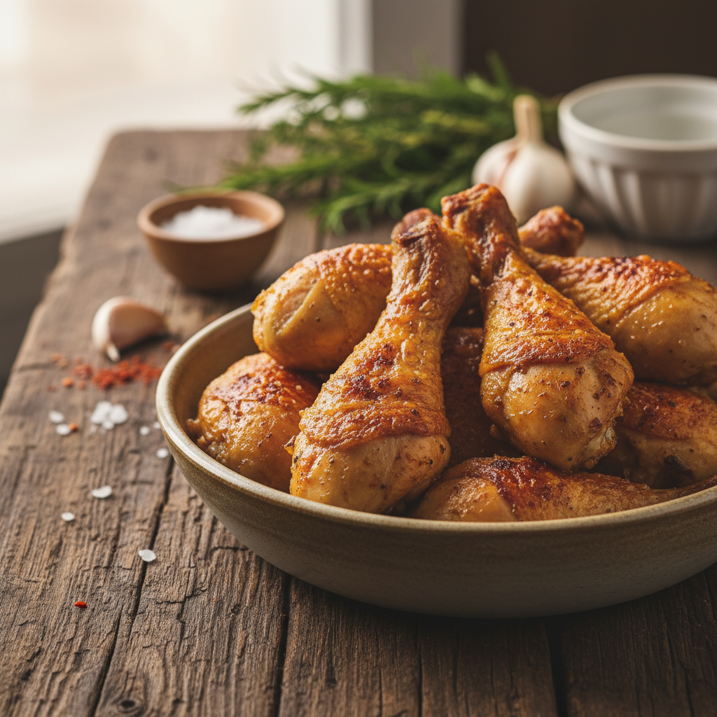 Krõbedad kanakoivad ahjus: lihtne nipp täiuslikuks nahaks