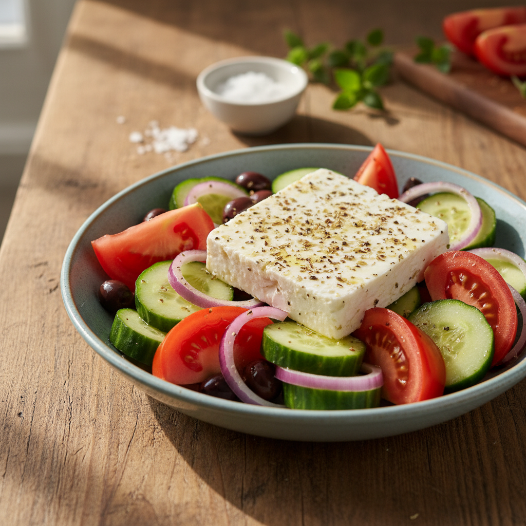 Lihtne nipp: kuidas teha Kreeka salatit nagu restoranis