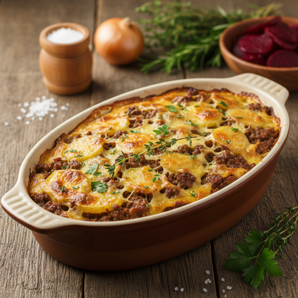 Mahlane hakkliha-kartulivorm: lihtne retsept kogu perele