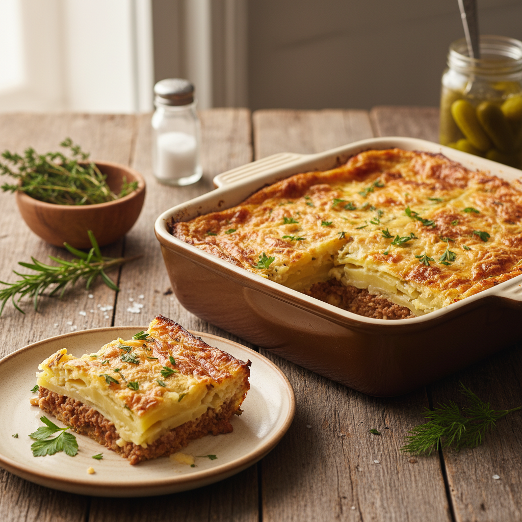 Mahlane kartulivorm hakklihaga: lihtne ja toitev õhtusöök