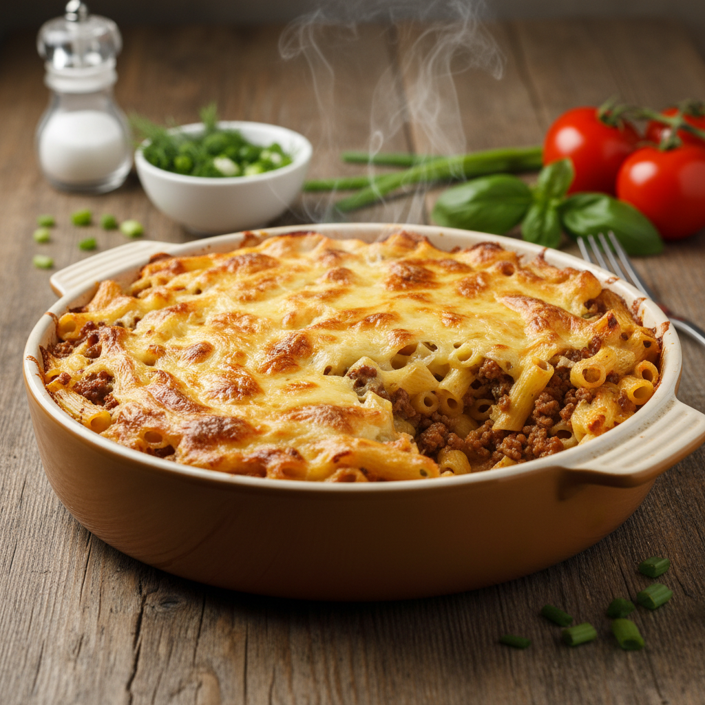 Mahlane makaroni-hakklihavorm: argiõhtu kindel lemmik