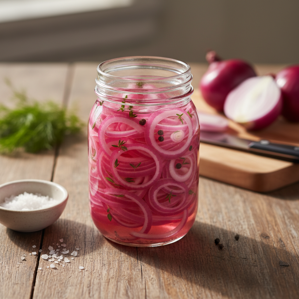 Marineeritud punane sibul: lihtne ja soodne retsept