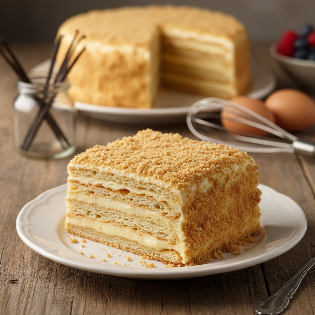 Nostalgiline Napoleoni kook: retsept, mis õnnestub alati