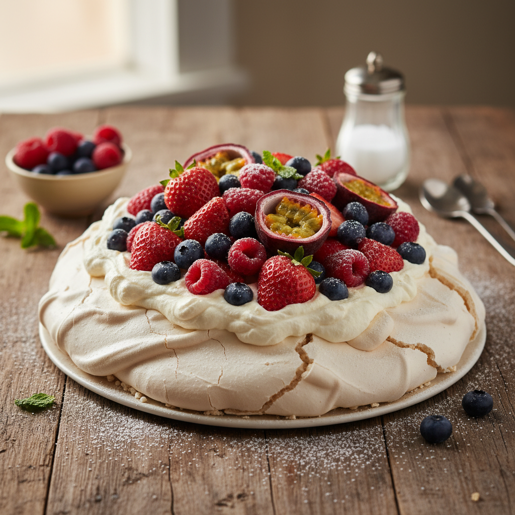 Pavlova retsept: nipid, kuidas besee alati õnnestub