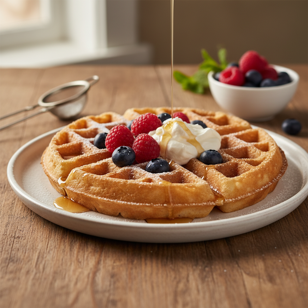 Retsept: krõbedad ja õhulised Belgia vahvlid kodus