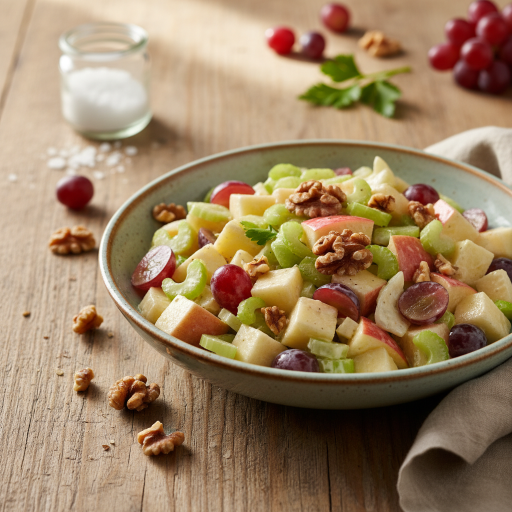 RETSEPT | Krõmpsuv ja värske Waldorfi salat valmib kiirelt