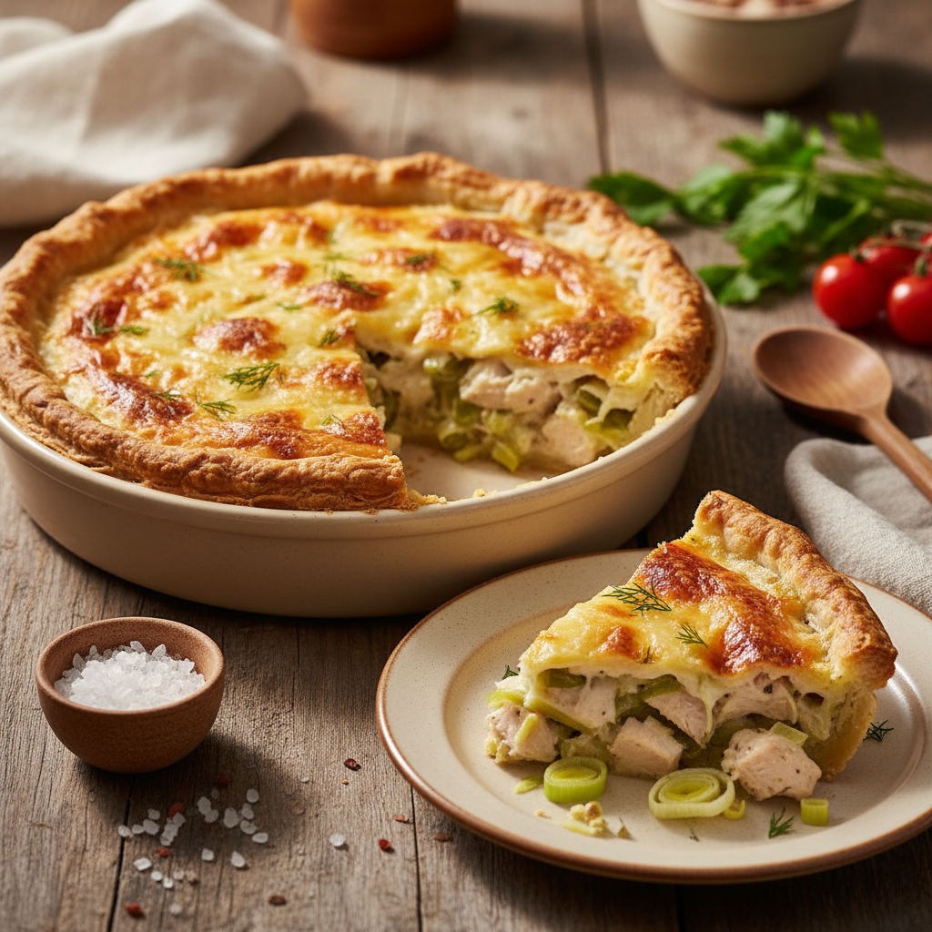 Retsept: Lihtne ja suussulav suitsukanapirukas