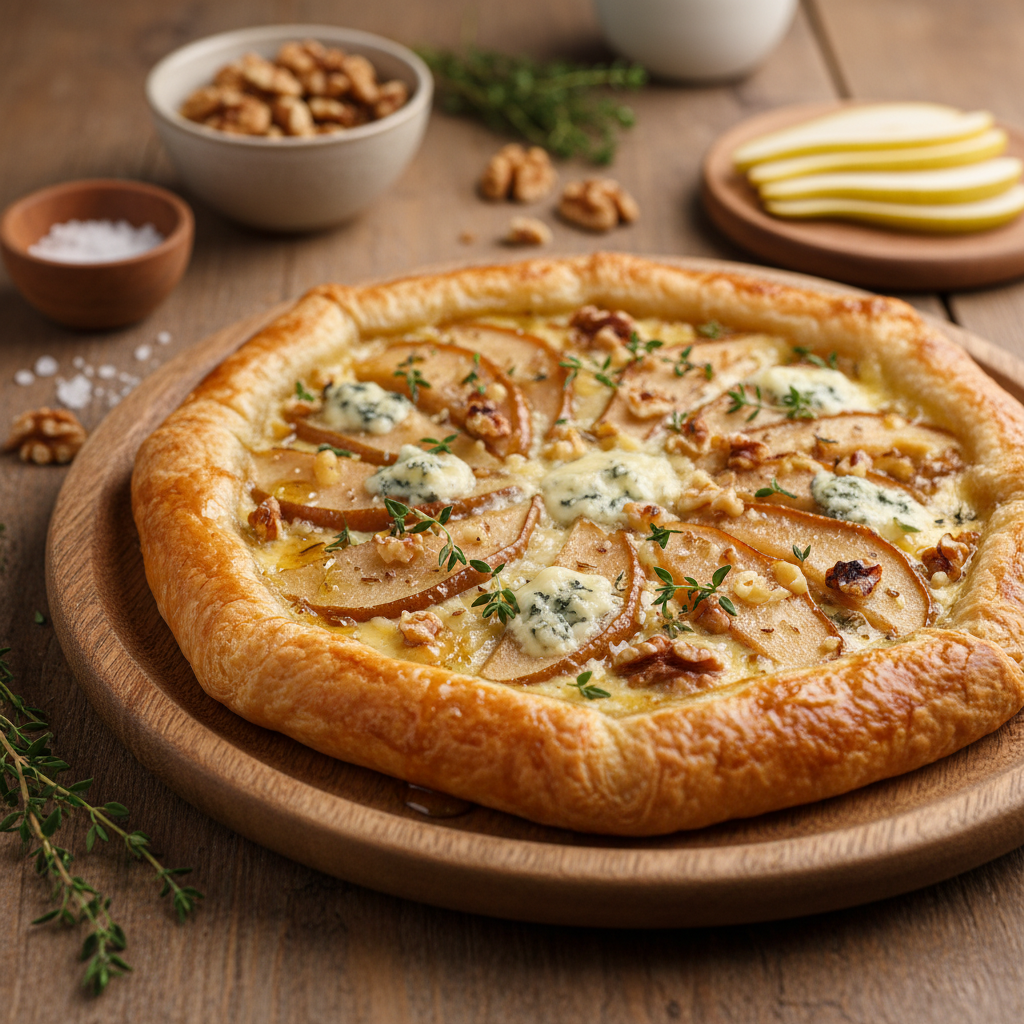 Retsept: Suussulav pirni ja sinihallitusjuustu pirukas