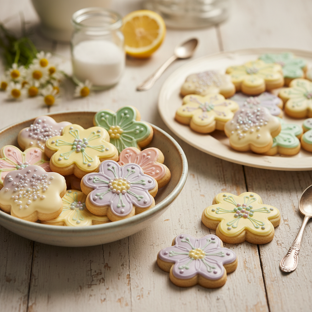 Suussulavad kevadlilleküpsised: lihtne ja kaunis retsept