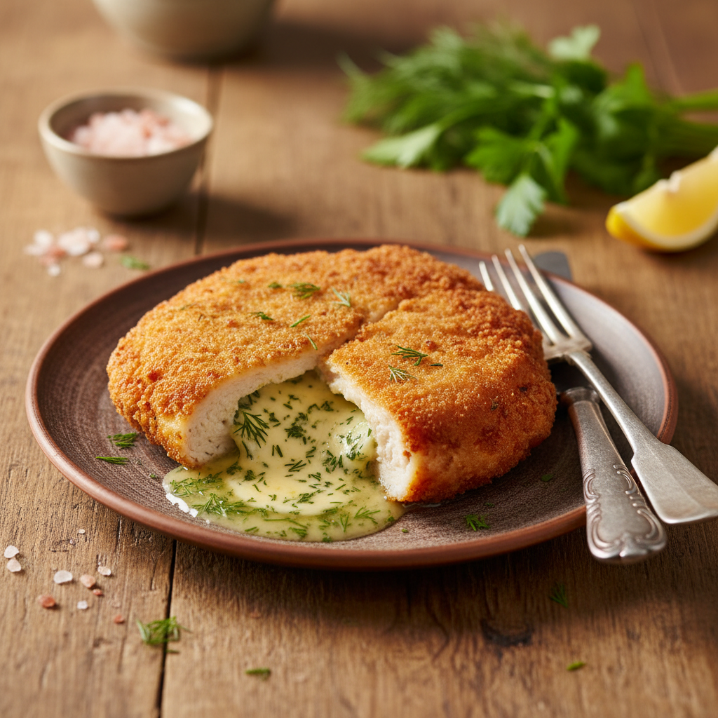 Täiuslik Kiievi kotlet: nipp, et või välja ei voolaks