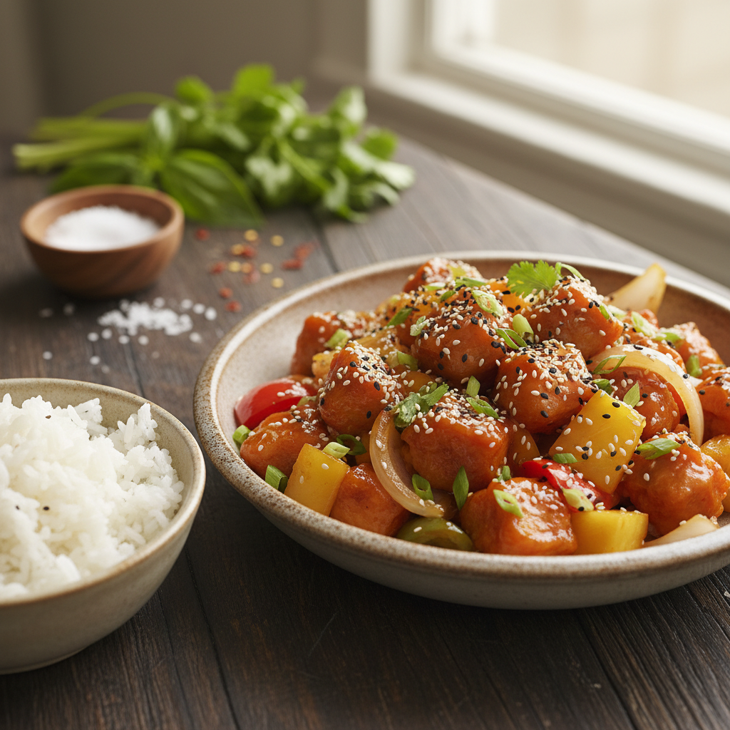 Kiire ja maitsev magushapu kana valmib vaid 30 minutiga