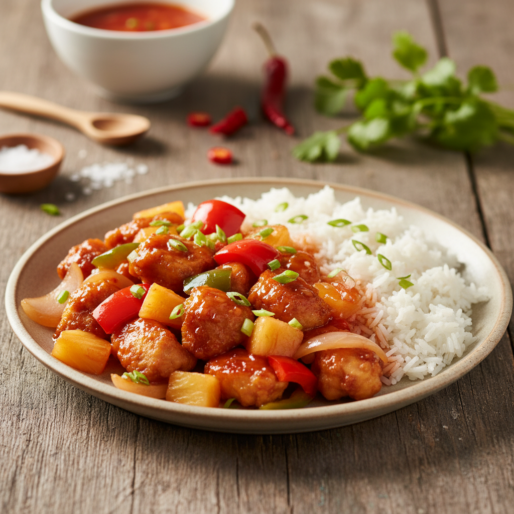 Kiire õhtusöök: kana magushapus kastmes viib keele alla