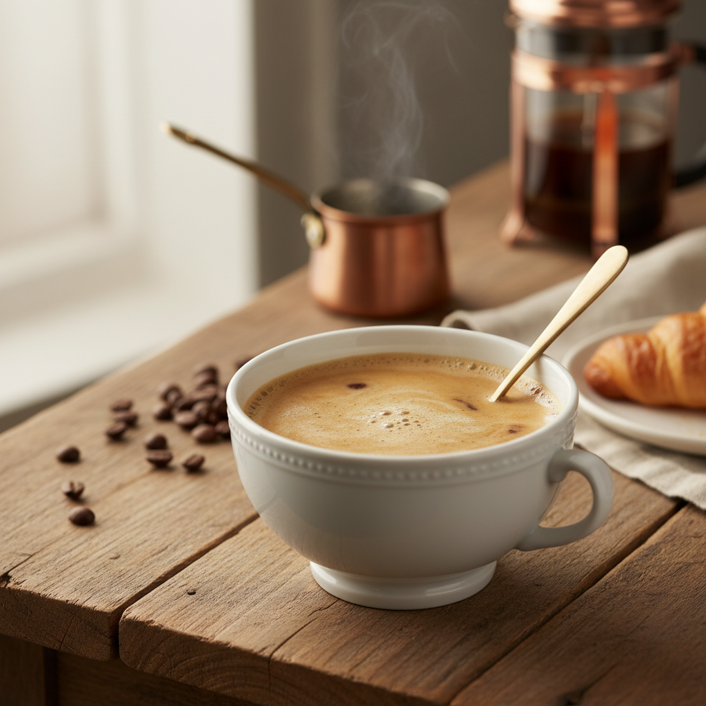 Nii valmib kodus täiuslik café au lait: unusta piimakohv