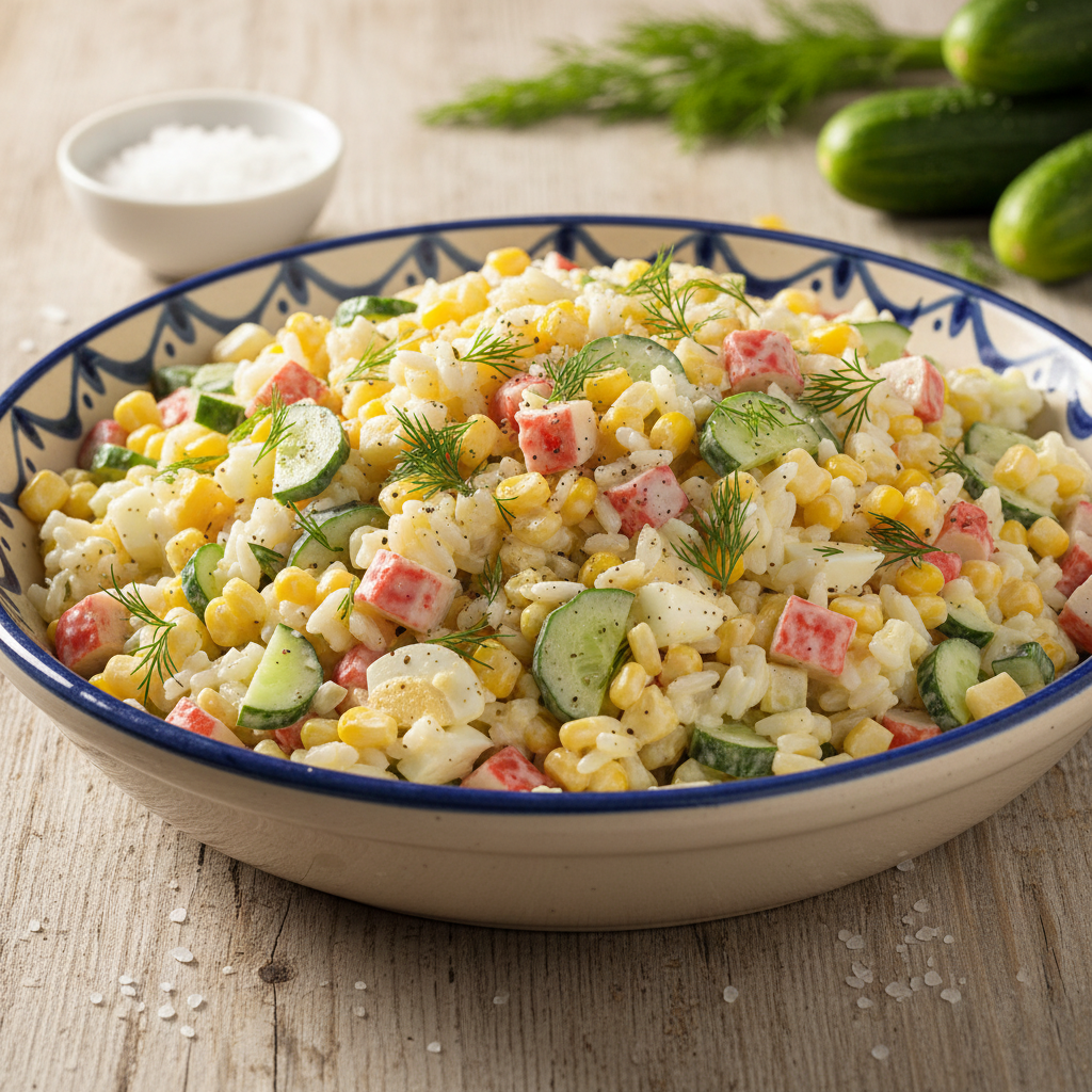 Retsept: Klassikaline riisi-makrasalat, mis õnnestub alati