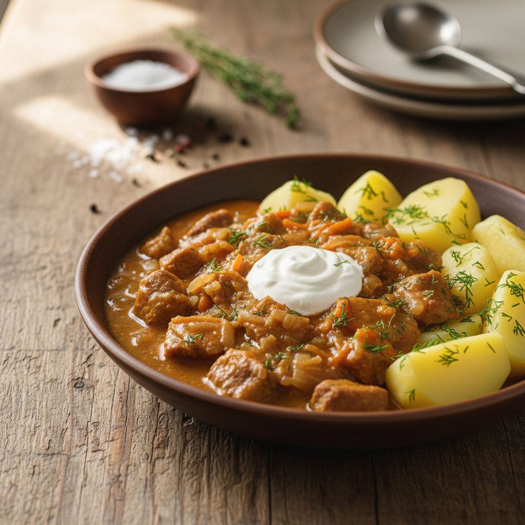 Sealiha guljašikaste: lapsepõlve maitse imelihtsalt