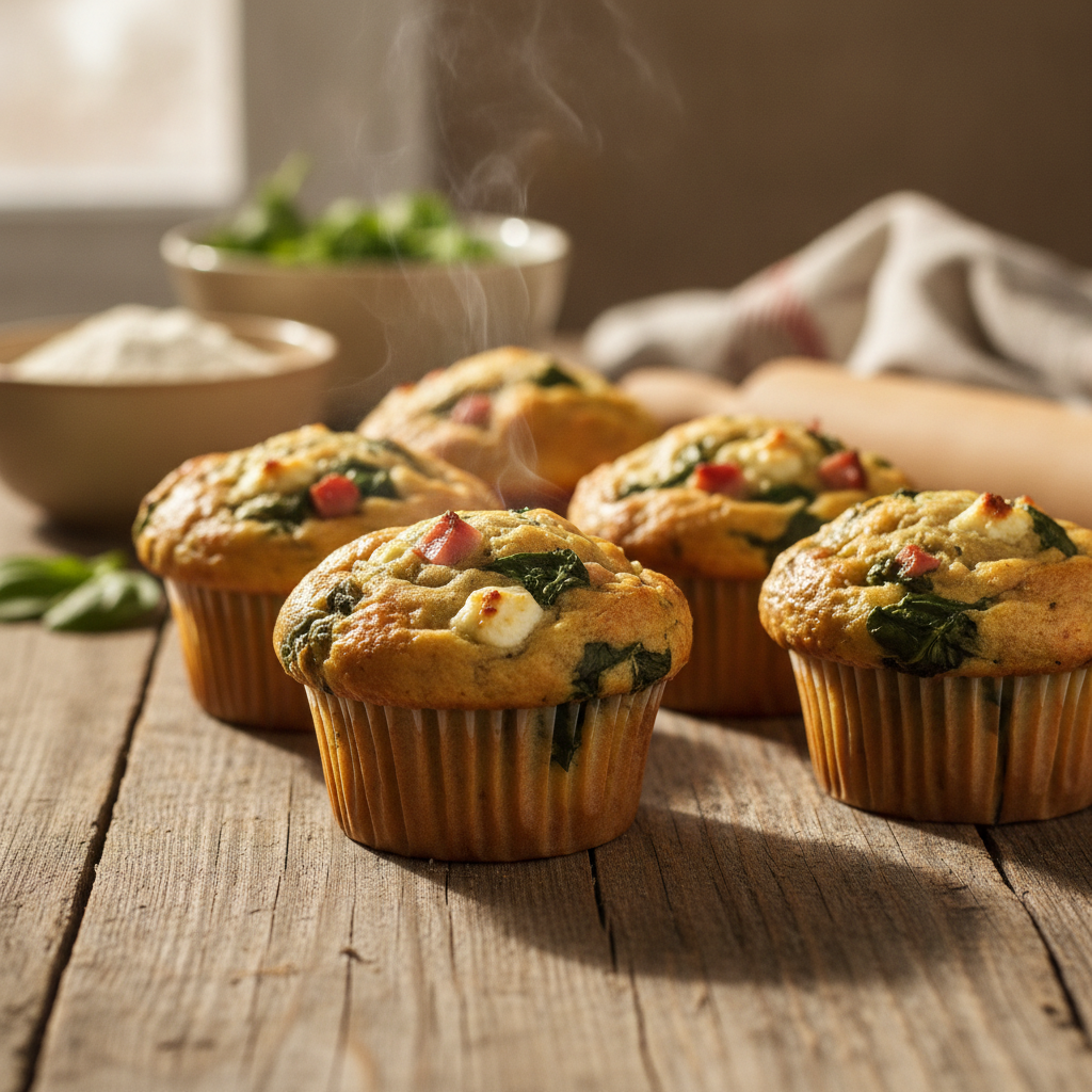 Kiired ja maitsvad soolased muffinid: parim retsept